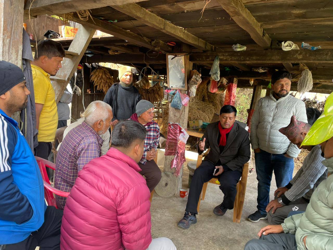 MAHESH BARTAULA WITH AGRICULTURE GROUND