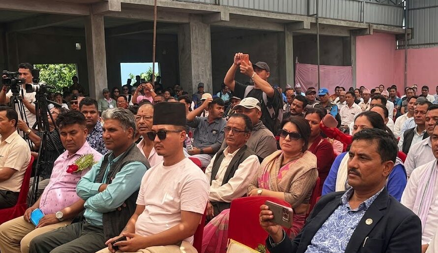 पूर्व गृहमन्त्री सुदन गुरुङ गोर्खामा आयोजित रास्वपा जिल्ला महाधिवेशनमा सहभागी