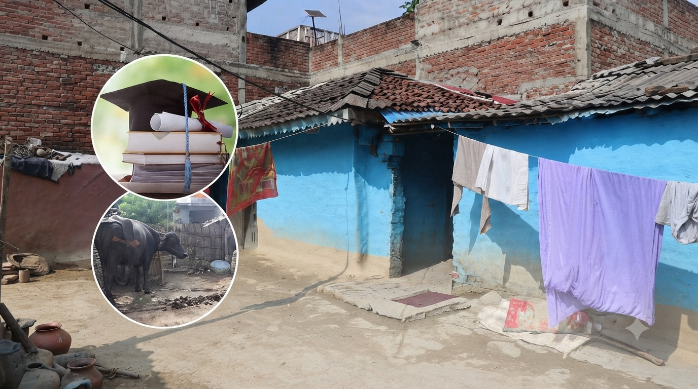 विवेक मण्डल आत्मदाह प्रयाससम्बन्धी समाचारमा प्रयोग गरिएको सर्लाहीस्थित घरको दृश्य